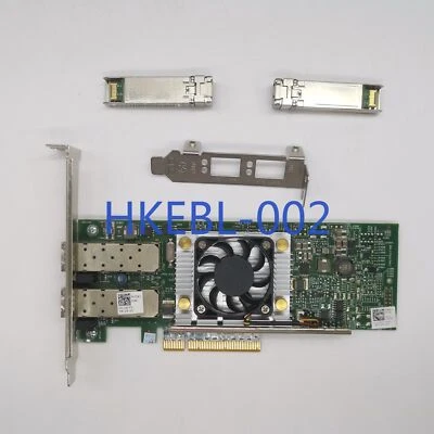 DELL Broadcom N20KJ BCM57810S Dual Port 10Gbe Network Card + 2* Multimode SFP+ - Image 1 of 4