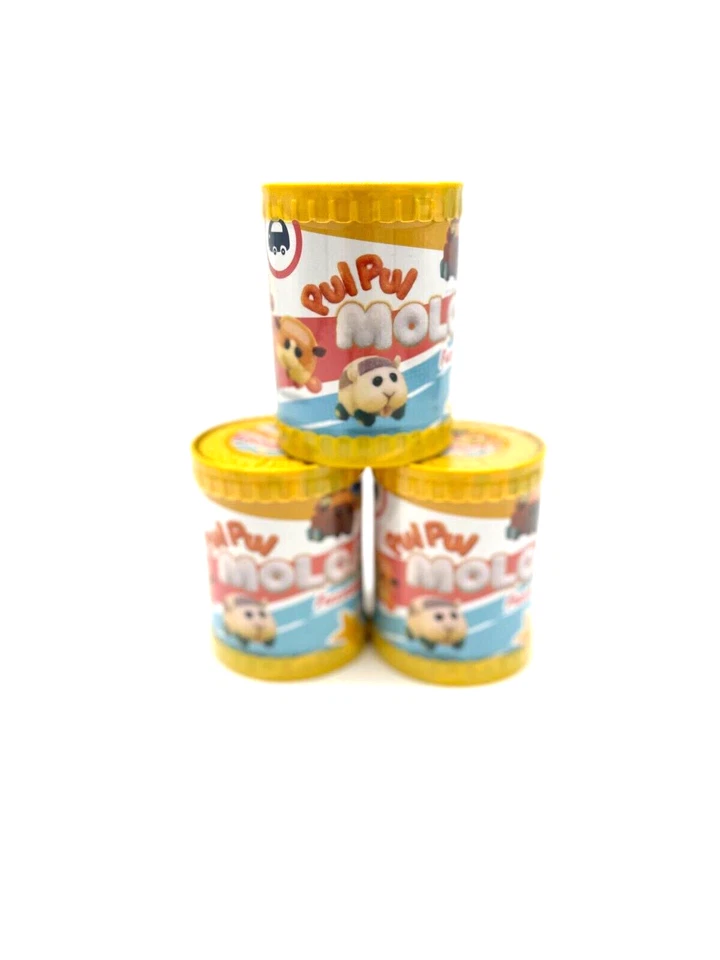 MGA Entertainment Pui Pui Molcar 2.5" Fuzmols Figura Coleccionable Paquete Lote de 3 Foto 1 de 4