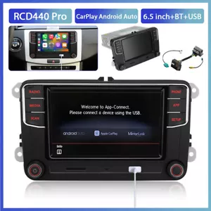 For VW Golf CC Original CarPlay Android Auto Noname RCD440 RCD330 RCD360 Stereo - Picture 1 of 14