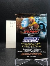 2002 Fleer WWE Raw vs Smackdown Sealed Pack (1) RARE! Lesner RC