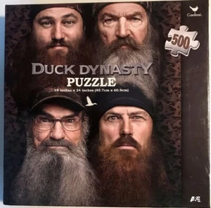 Cardinal ~ "Duck Dynasty" ~ 500 Piece Jigsaw Puzzle ~ Brand New ~ Still Sealed - Picture 1 of 3