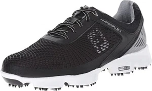 NUOVE scarpe da golf FootJoy [9] LARGHE da uomo FJ Hyperflex Spikes - nero/grigio 51046 - Foto 1 di 3