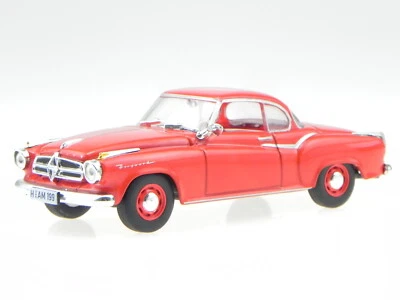 Borgward Isabella Coupe 1957-1958 rosso modellino in Vitrine Atlas 1:43 - Immagine 1 di 4