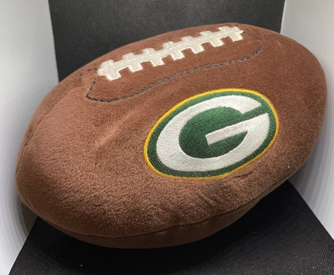 Vintage Green Bay Packer Plush Football Cover