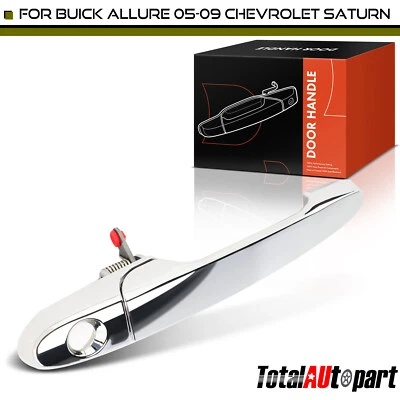 Manija de puerta exterior cromada para pasajero delantero Chevy Saturn Buick Allure 05-09 Foto 1 de 4