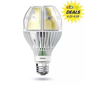 SANSI LED Light Bulb 10,000LM 5000K 650W Equiv. Garage Warehouse Safe Daylight - Picture 1 of 7