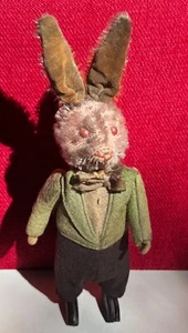 seh frühe Schuco Tanz Figur Hase von 1929, 16 cm, Uhrwerk ok - Bild 1 von 7