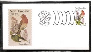 US SC # 1981 State Birds And Flowers ( New Hampshire ) FDC. Andrews Cachet . - Picture 1 of 1