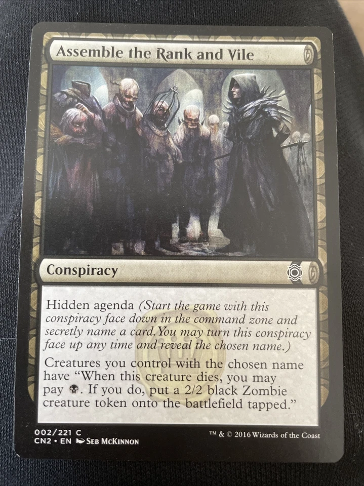 MTG 2016 Assemble the Rank and Vile Conspiracy 2: Take the Crown 002/221 @3100* - Image 1 of 1