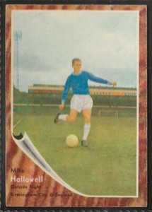 A&BC-FOOTBALL 1963 MAKE A PHOTO-#038- BIRMINGHAM CITY - MIKE HALLAWELL