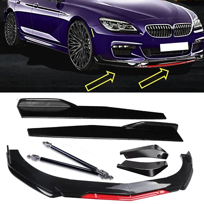 For BMW 6 SERIES M Sport 640 650 M6 Front Rear Bumper Lip Spoiler Splitter Body Foto 1 de 4
