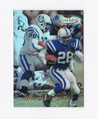 1998 Topps Gold Label Class 1 #11 Marshall Faulk Rams San Diego State Aztecs - Image 1 of 2