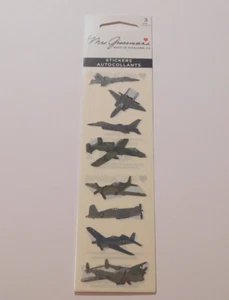Mrs. Grossmans Aufkleber Menge 3 Streifen Brandneu im Paket ~Jets and Planes~ - Bild 1 von 1