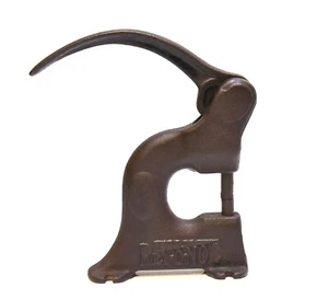 VINTAGE CAST IRON INDUSTRIAL HSB & CO. REV-O-NOC BENCH MOUNT RIVET PRESS TOOL - Picture 1 of 14