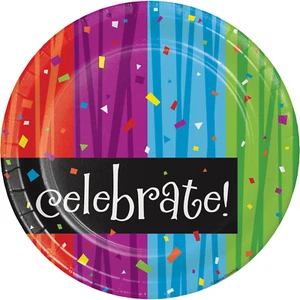 Birthday Dinner Plates 8ct Party Favor Party Decoration Supply Celebrate - Picture 1 of 2