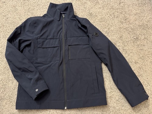 Giacca Michael Kors Granby Anorak blu notte cappotto business casual hockey taglia M