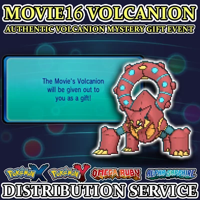Pokemon Authentic Movie 16 Volcanion Event Distribution Service for XY & ORAS - Image 1 of 4