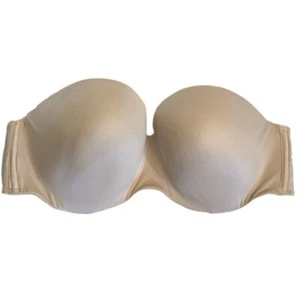 36DD Victoria's Secret Body von Victoria gefütterter trägerloser BH nude - Bild 1 von 16