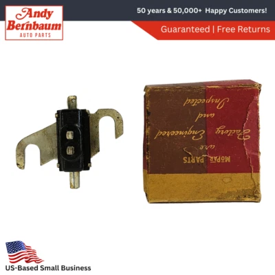 1941-1949 Dodge Plymouth Hand Brake Signal Lamp Light Control Switch 867077 NOS - Image 1 of 4