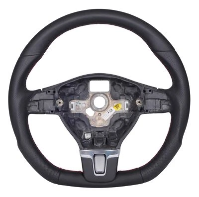 Lenkrad für Volkswagen Passat B7 Lederlenkrad Leder Tuning 30-665 - Bild 1 von 4