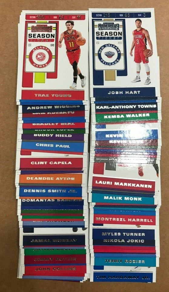 2019-20 Panini Contenders NBA Basketball Single Base Card #1-100 You Pick PYC! - Image 1 of 1