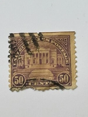 Scott #570 - 50¢ Arlington 1922-25, usado - envío gratuito Foto 1 de 2