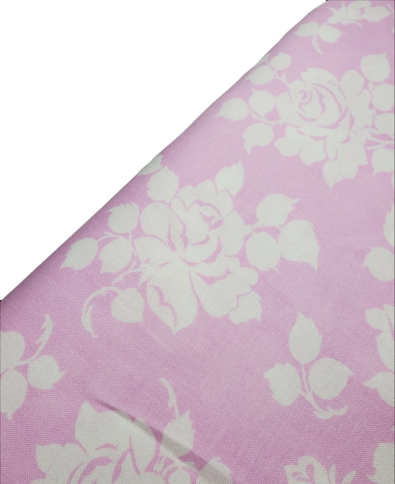 Tanya Whelan Delilah Fabric Floral Pink Rose Cottage 100% Cotton ONE YARD NEW - Image 1 of 1