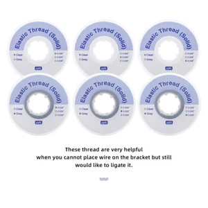 AZDENT Dental Orthodontic Solid Elastic Thread Traction Ligature Power Tube - Picture 1 of 23