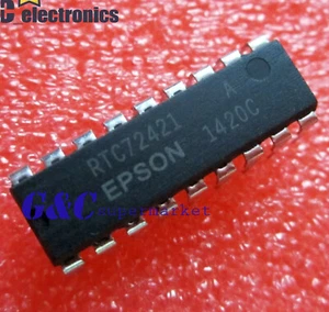 RTC72421 72421 EPSON DIP-18 4-bit REAL TIME CLOCK MODULE NEW B2AM - Picture 1 of 1