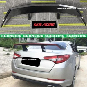 Real Carbon Fiber Rear Tail Trunk Lip Spoiler Wing For 2011-2019 Kia Optima - Picture 1 of 19