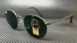 RAY BAN RB3447 029 Gunmetal Round 53 mm Men's Sunglasses - Picture 1 of 5