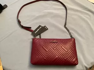 Karl Lagerfeld Karolina Bag Purse Burgundy NWT - Picture 1 of 6