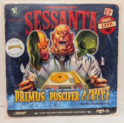 SESSANTA Primus Puscifer A Perfect Circle V 2.0 Purple Party Swirl Sealed Vinyl - Image 1 of 4
