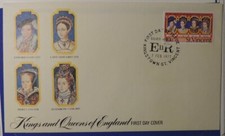St. Vincent 1977 10c FDC Kings and Queens of England 6 of 12 unaddressed