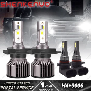 For Scion XA 2004 2005 2006 6000K LED Headlights High/Low Fog Lights Bulbs Combo - Foto 1 di 12