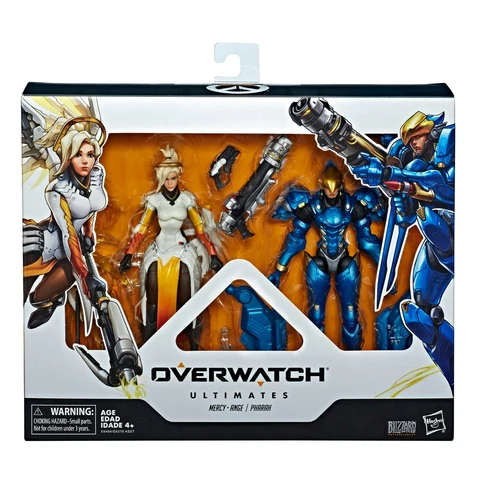 Hasbro Overwatch Ultimates Lot Of 2 Mercy, Pharah, Ana, And Solider 76 Figs NEW Cover