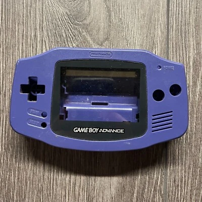 Genuine  Shell Housing Nintendo GBA Game Boy Advance Shell Screen Indigo Purple - Image 1 of 4