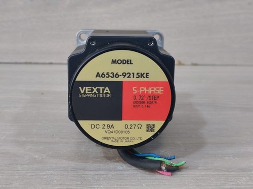 VEXTA ORIENTAL A6535-9215KE 5-PHASE 0.72/STEP ENCODER STEP MOTOR DC 2 ...