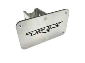 Dodge Ram TRX Brushed Stainless Tow Hitch Cover For 2" Receiver - Picture 1 of 6
