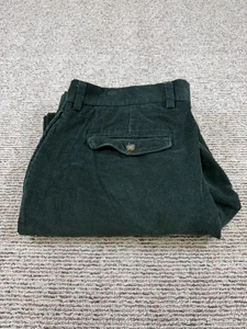 LL Bean Herren 34x30 Classic Straight Fit Dunkelgrün Cordhose 90s - Bild 1 von 11