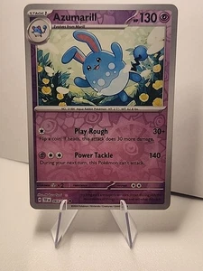 Azumarill 065/162 SV05: Temporal Forces Reverse Holo Pokémon TCG NM  - Picture 1 of 2