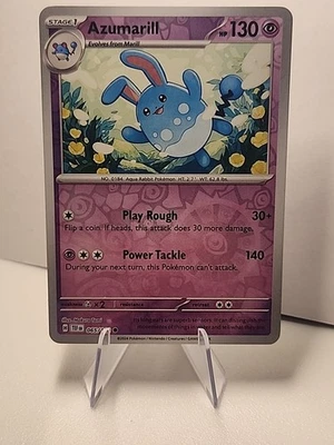 Azumarill 065/162 SV05: Temporal Forces Reverse Holo Pokémon TCG NM  - Image 1 of 2