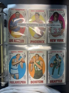 1969-70 Topps Basketball Complete Set 1-99 Nice RARE CHAMBERLAIN/LEW ALCINDOR RC - Picture 1 of 20