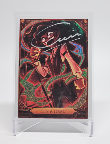 Hazbin Hotel Trading Cards It's A Deal Human Alastor Promo Card