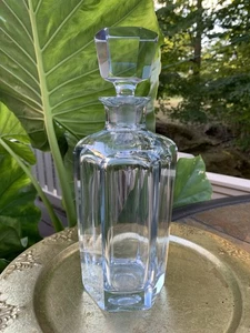 Jarra de cristal de plomo azul claro firmada STROMBERGSHYTTAN GLASS SUECIA - Imagen 1 de 10
