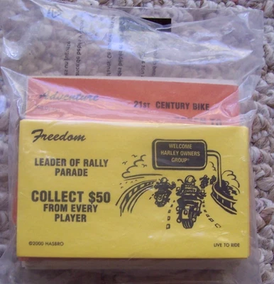 Tarjetas de repuesto Monopoly Harley Davidson Edition 2000 nuevas Foto 1 de 2