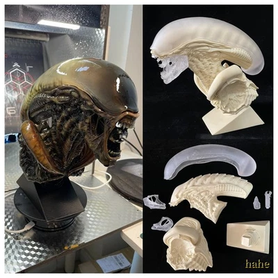 Alien Bust Statue H24cm 3D Print Kit Figure Resin Model Unassemble Unpainted New - Image 1 of 4