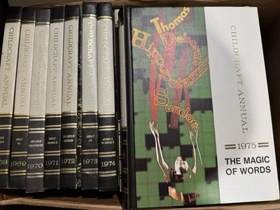 Childcraft Annual 1968-1975 Hardcovers Vintage Collectors Illustrated 8 Books — 第 1/2 张图片