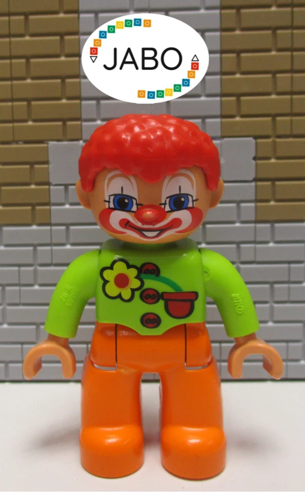 ( Q 9/8/7 ) LEGO Duplo Figur Clown Zirkus Cirkus - Bild 1 von 1