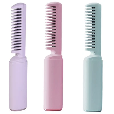 Convenient Anti Scald Hair Straightener Brush Hair Comb For Easy Daily Styling - Image 1 of 4